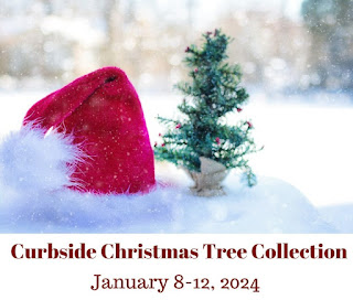 Curbside tree collection scheduled for the week of Jan 8, 2024