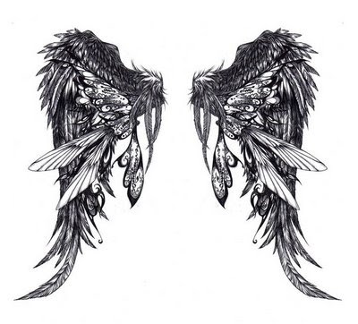 Wing Tattoo Designs Cross Wing Tattoo Designs Cross