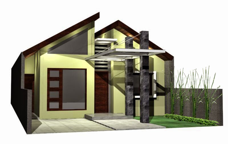  Rumah  Minimalis Atap  Seng  Gambar Om