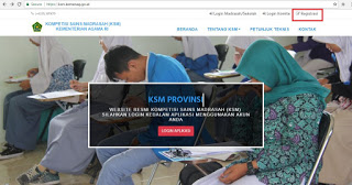 Daftar KMS Melalui Situs Resminya di ksm Daftar KMS Melalui Situs Resminya di ksm.kemenag.go.id