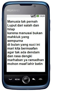 SMS Ucapan selamat menunaikan ibadah puasa