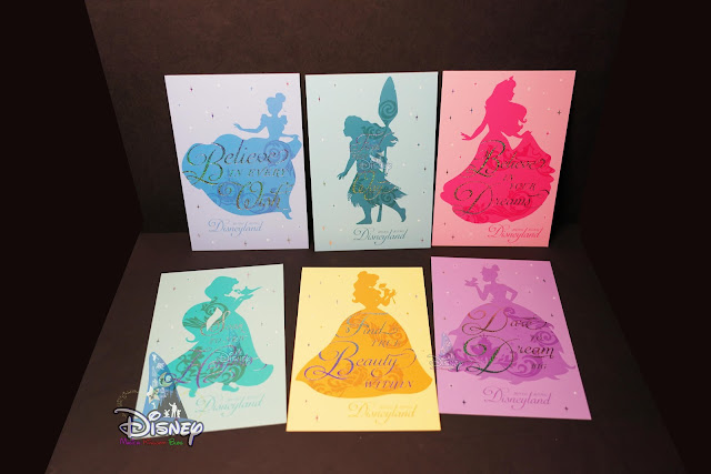Castle-of-Magical-Dreams, merchandise, Hong Kong Disneyland, princess, post cards