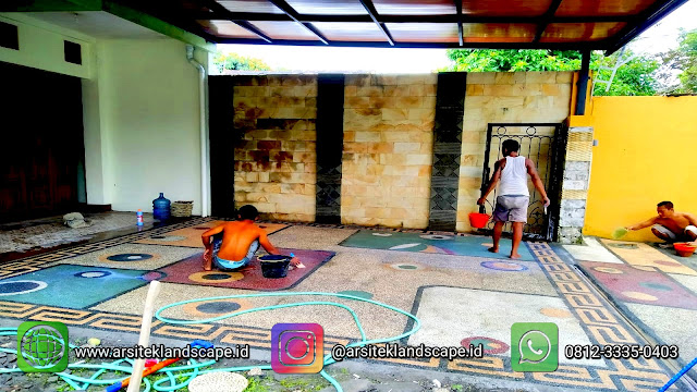 jasa tukang batu sikat bsd jasa pemasangan lantai carport batu sikat di bsd