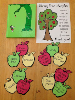 Set up a giving tree at Open House so parents can donate supplies to your classroom.