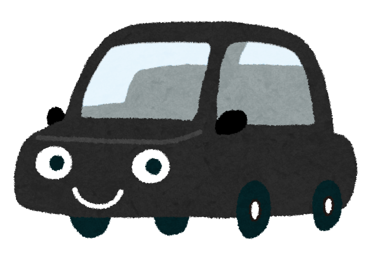 いろいろな色の車のキャラクターのイラスト かわいいフリー素材集 いらすとや