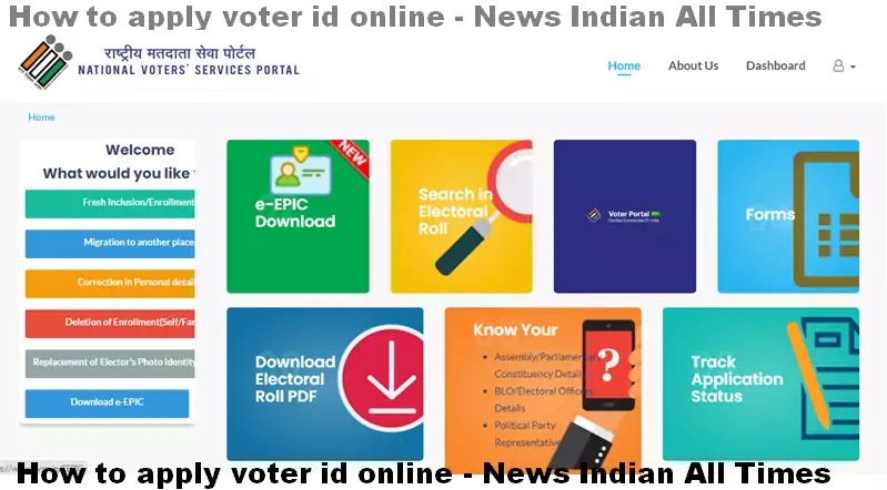 How to apply voter id online
