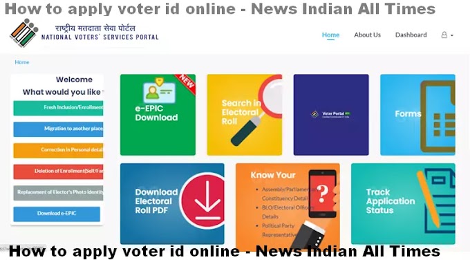 How to apply voter id online