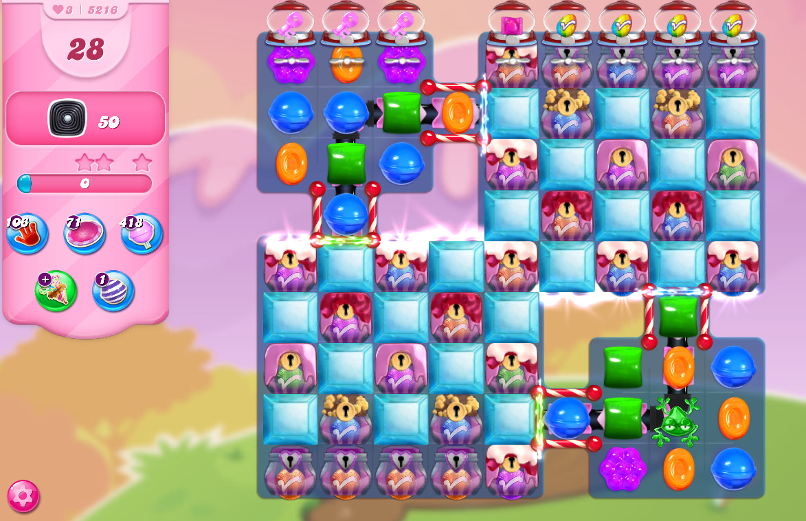 Candy Crush Saga level 5216