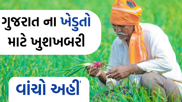 ગુજરાતના ખેડુતો માટે ખુશખબરી: ખેડુતોના હિતમાં રૂપાણી સરકારનો મહત્વપુર્ણ નિર્ણય