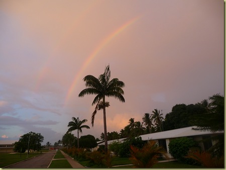 Rainbow on our street