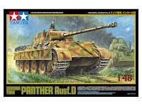 Tamiya 1/48 German Tank Panther Ausf.D (32597) English Color Guide & Paint Conversion Chart
