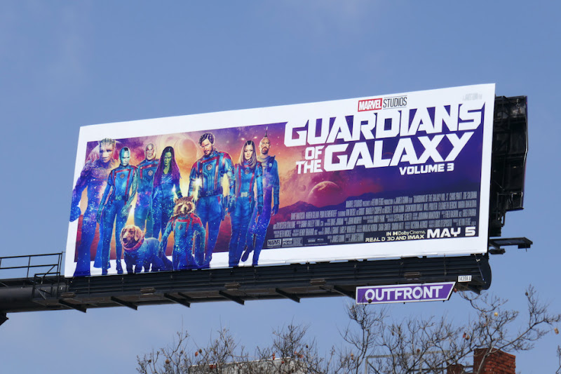 Guardians of the Galaxy Vol3 movie billboard