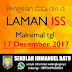 PENGISIAN DATA DIRI di LAMAN ISS TERAKHIR 17 DESEMBER 2017