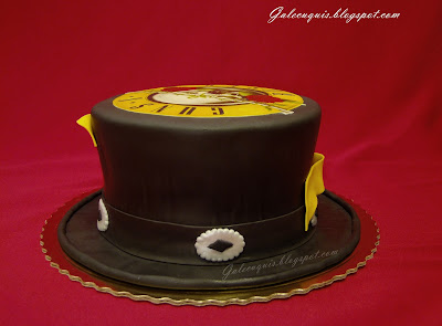 Tarta sombrero de Slash guns n roses