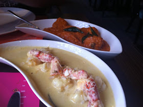 Stitch and Bear - Seafood curries for mains at Indie Spice Sandymount
