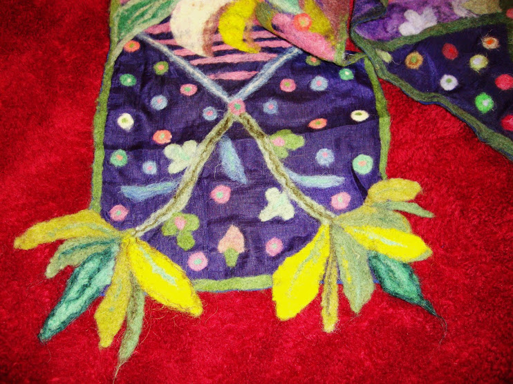 "The First Piece" Peace of privat collection made from wool on silk Not for sale