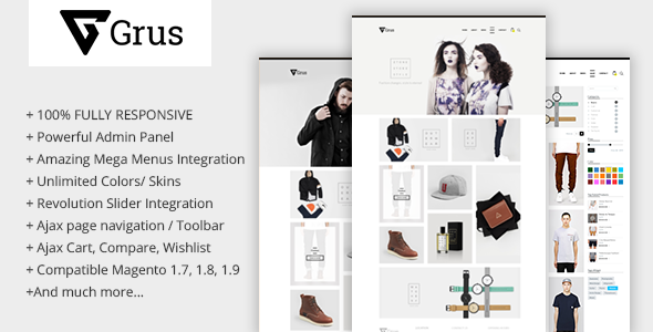 minimalism responsive magento theme