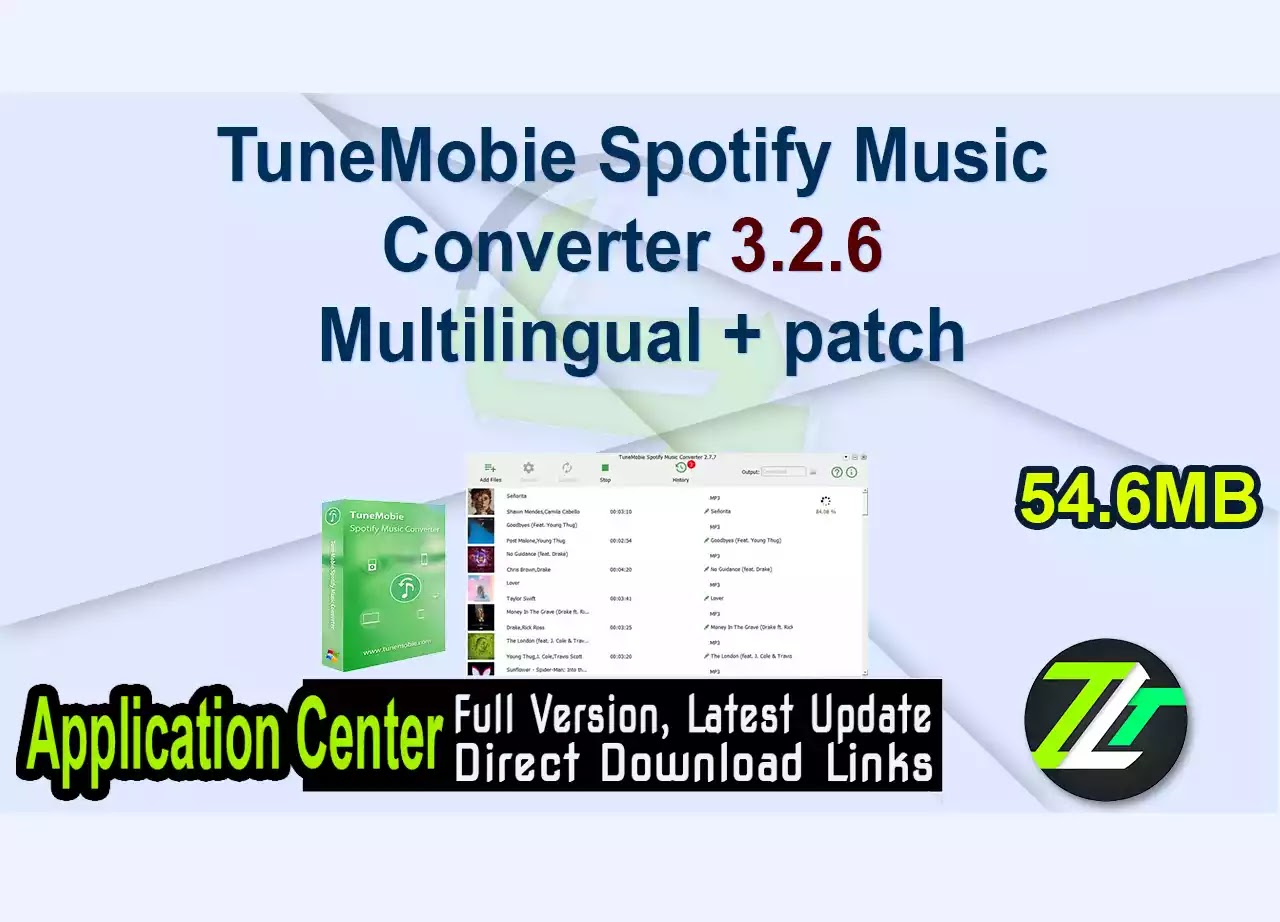 TuneMobie Spotify Music Converter 3.2.6 Multilingual + patch