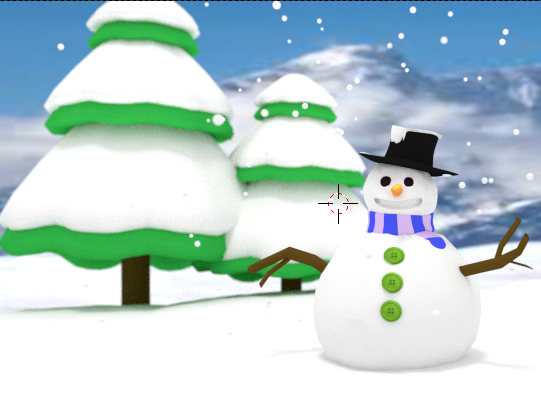 Turorial membuat Snowman dengan Blender