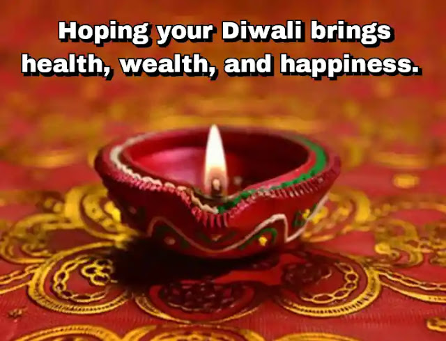 wishing for diwali