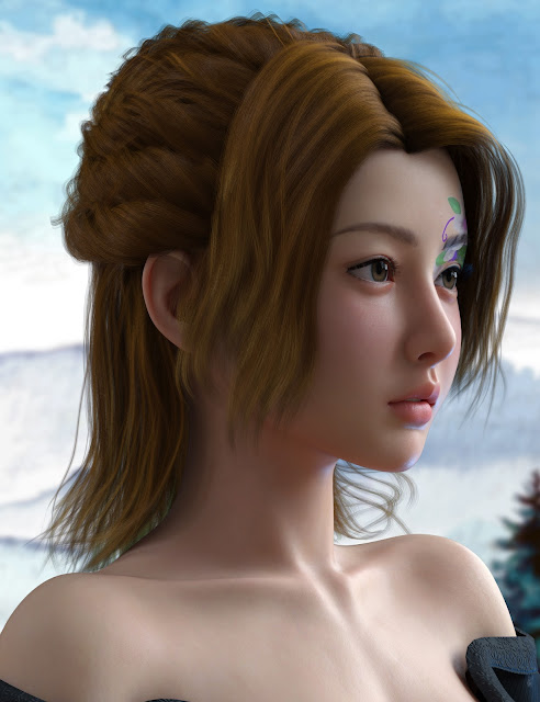 Vo Xiao Mei Character and Hair for Genesis 9