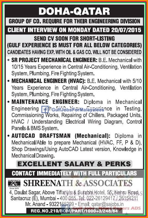 Doha Qatar job vacancies