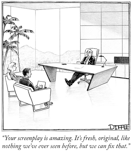 TV Executive Cartoon