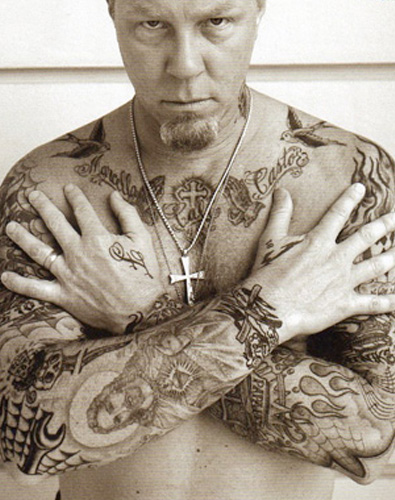 Alan James Hetfield Tattoo Styles