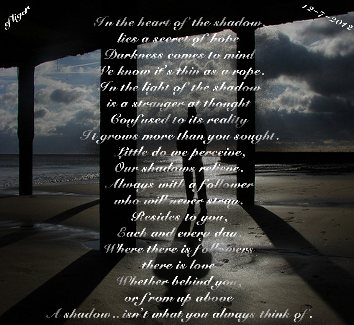 My shadow poem - Shadow Poems - Ye520.net