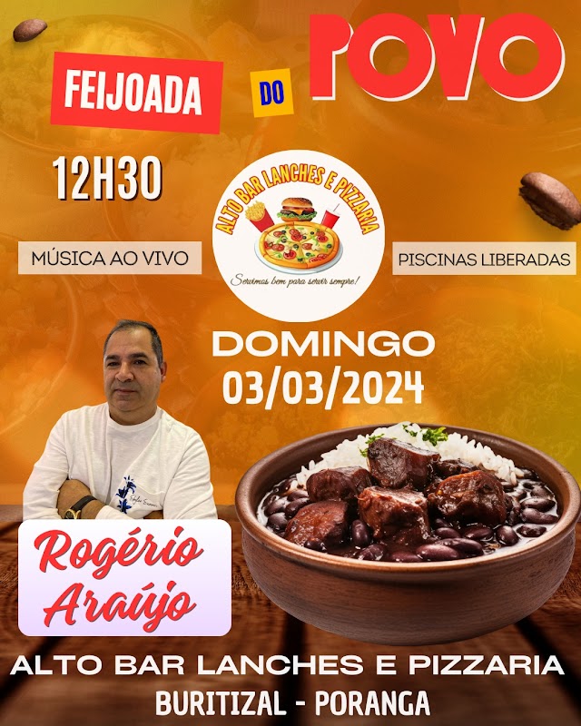 PORANGA/CE:  EMPRESÁRIO ROBERTO UCHÔA PROMOVERÁ FEIJOADA PARA OS AMIGOS (A) NO DISTRITO DE BURITIZAL.