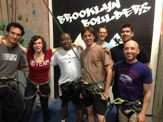 Celebrating ten-years cancer-free at Brooklyn Boulders in Brooklyn, NY