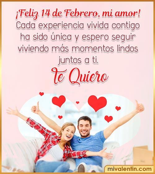 feliz 14 de febrero mi amor