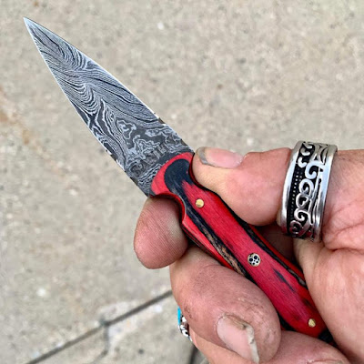 Damascus Hunting Knife