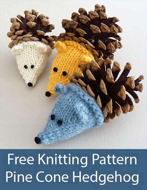 Pine Cone Hedgehog - Free Pattern 