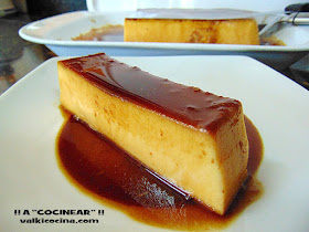 Flan de café y leche condensada