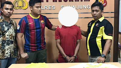 Polres Sijunjung Tangkap Pelaku Tindak Pidana Persetubuhan Terhadap Anak Dibawah Umur Oleh Ayah Kandung