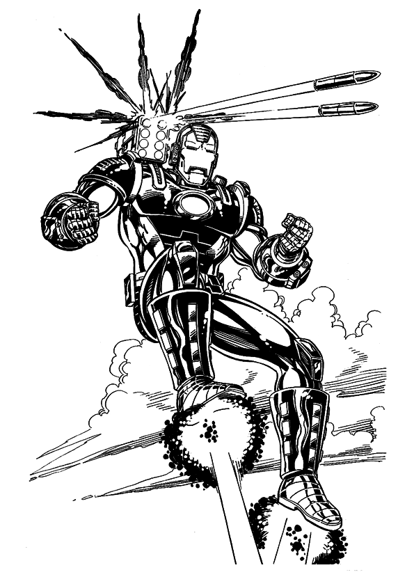 Iron Man Coloring Pages