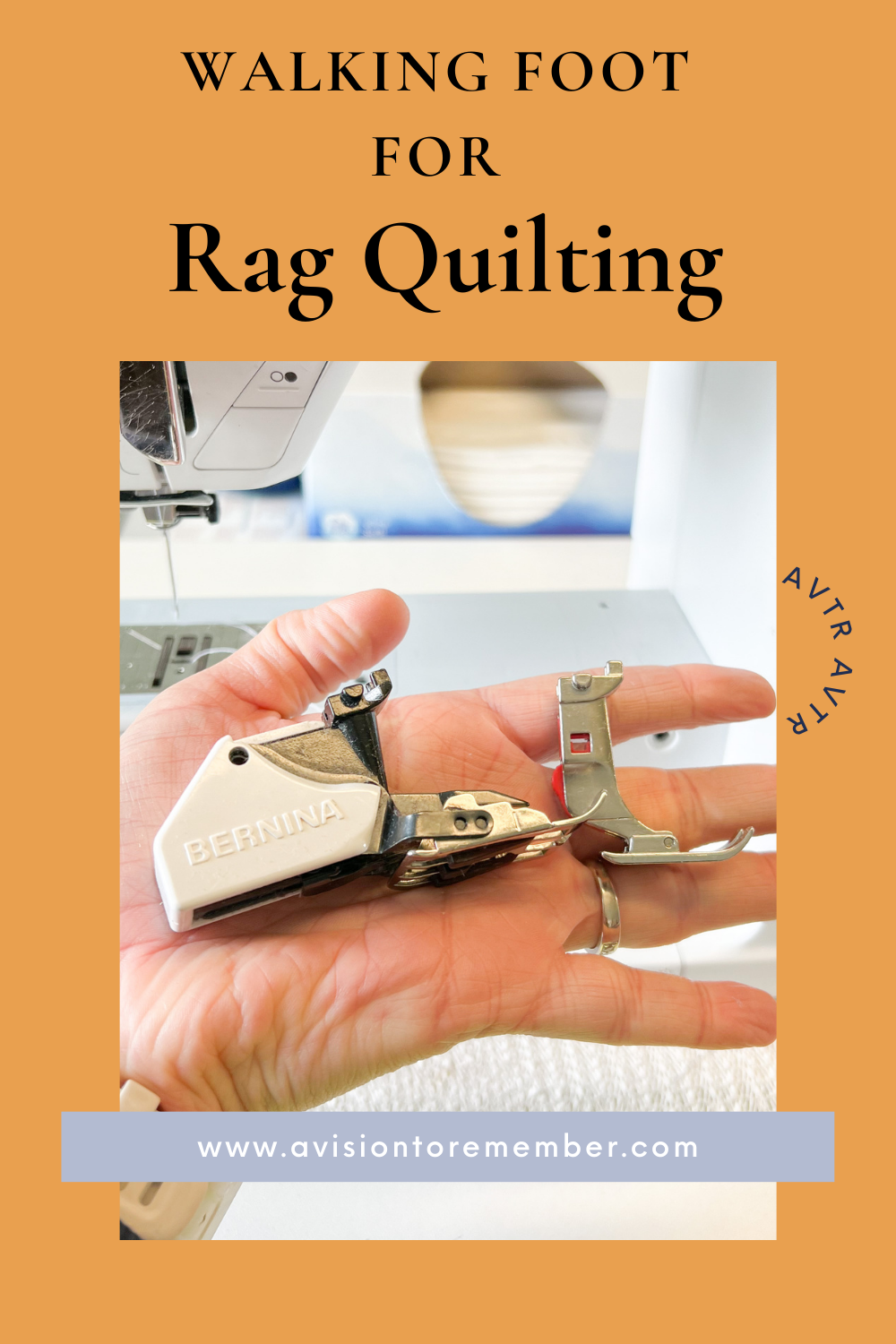 A Vision to Remember All Things Handmade Blog: Should You Use a Walking Foot  to Sew a Rag Quilt?