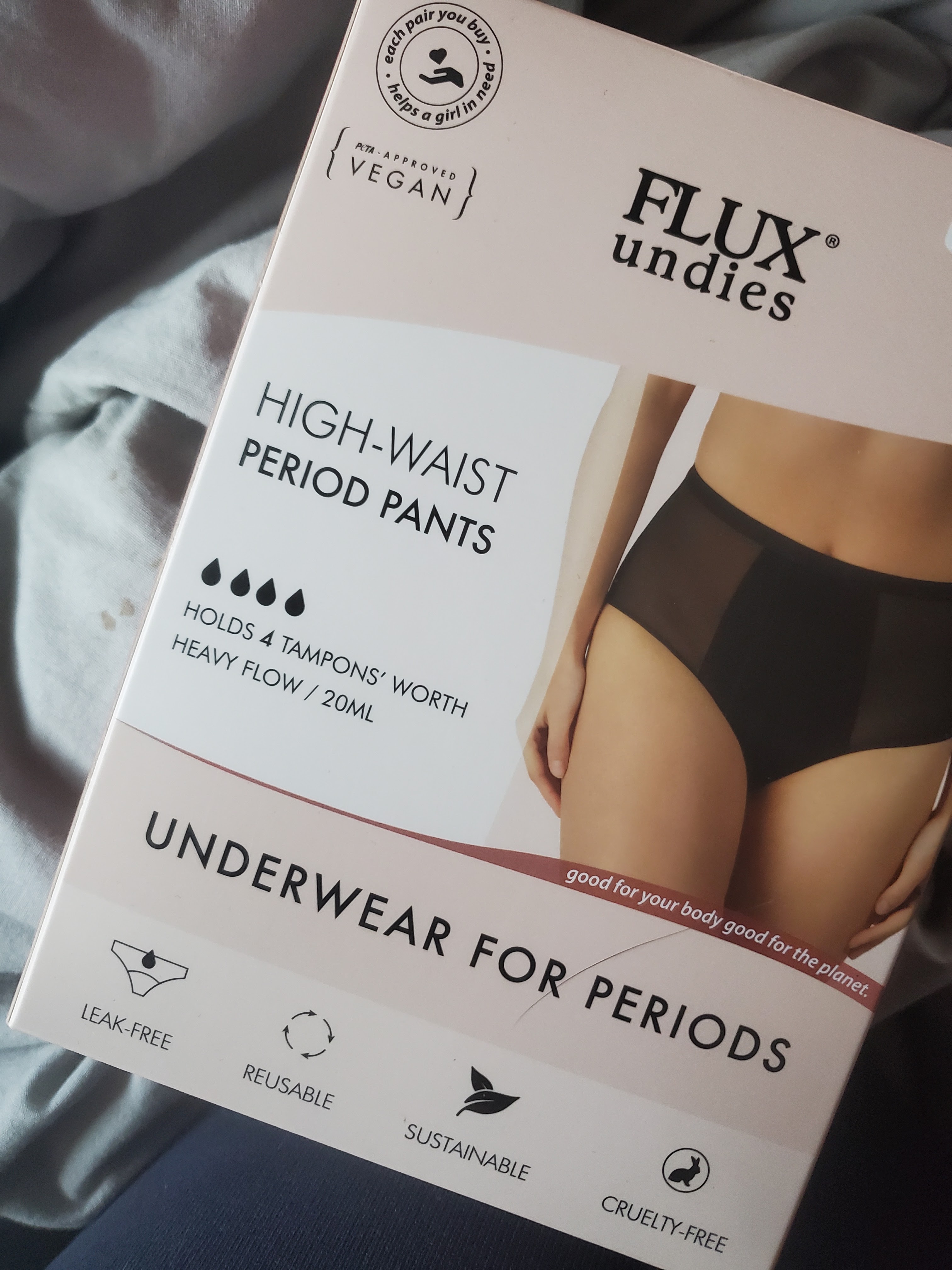 reusable period pants from Flux Undies