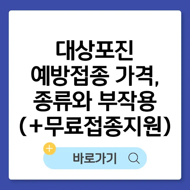 대상포진 예방접종 가격, 종류와 부작용까지 한눈에(+무료 접종 지원) 썸네일