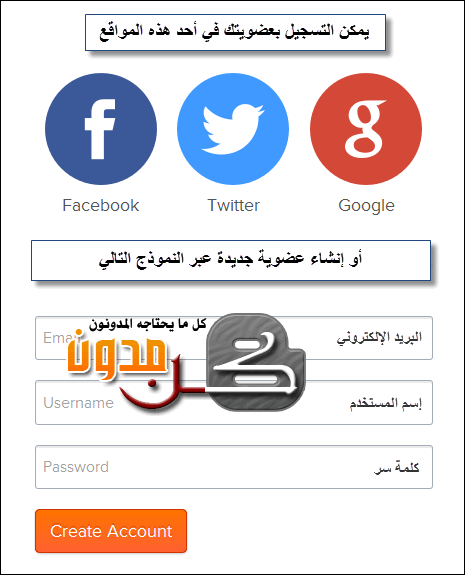 إنشاء حساب جديد على موقع DISQUS Create DISQUS New Account