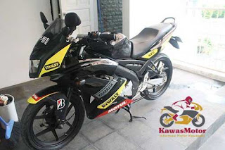 Gambar Modifikasi Motor Ninja RR 150 Terbaru Keren