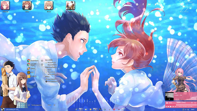 Windows 7 Theme The Shape Of Voice ~Koe No Katachi~ by Andrea_37