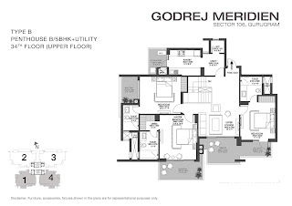 Godrej Meridian type B Penthouse 5BHK