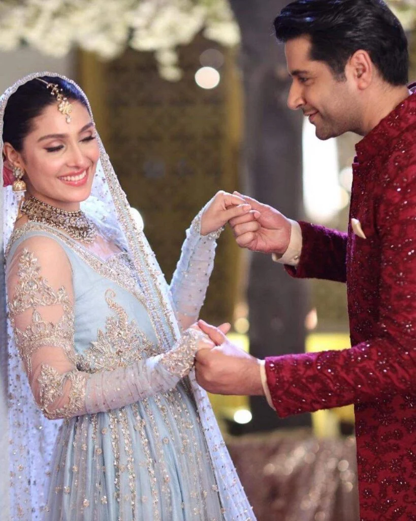 Ayeza Khan and Imran Ashraf Wedding Looks from drama serial Chaudhary and Sons