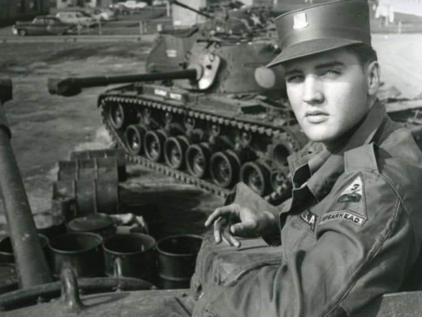 Elvis completes his basic training during his military service in Fort Hood, Texas (1958 Summer)