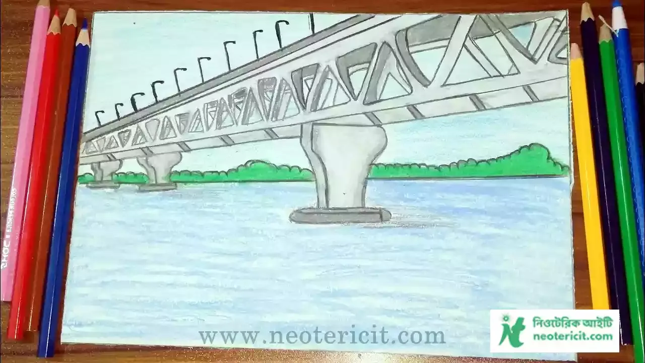 Padma Setu Image Drawing Padma Bridge Image - Padma Bridge Image Download - podda setu - neotericit.com - Image no 9