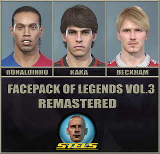 PES 2019 Facepack Legends v3 Remastered by Stels