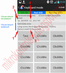 Bluetooth SPP Tools PRO - Keyboard mode - Komunikacja - kolejność zdarzeń