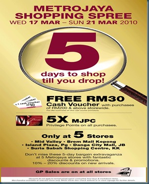 MJ 5 Days Specials